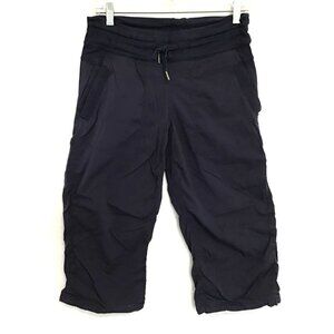 Lululemon Studio Crop *No Liner Inkwell Size 6